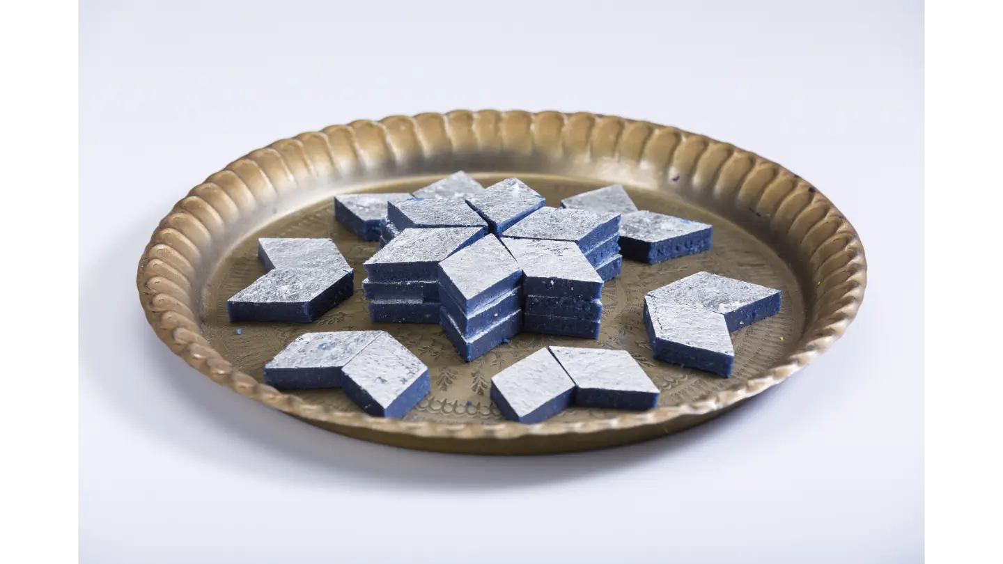 Black Currant Cashew Burfi